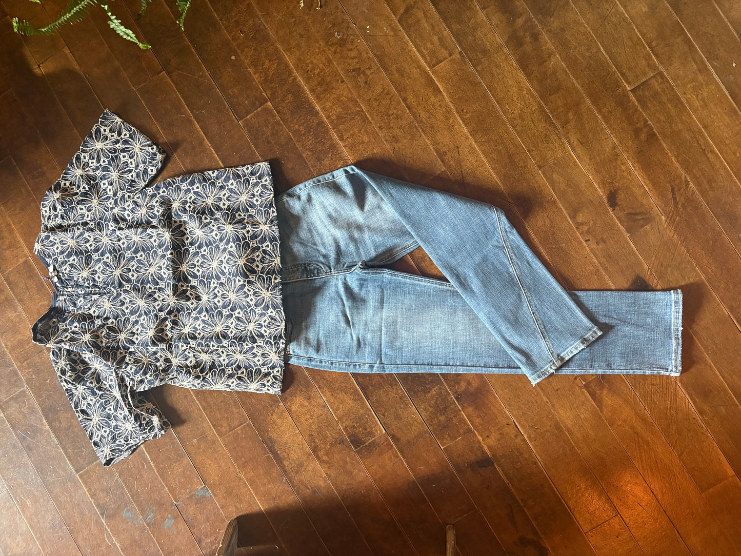 Tummy Control High Rise Straight Jeans
